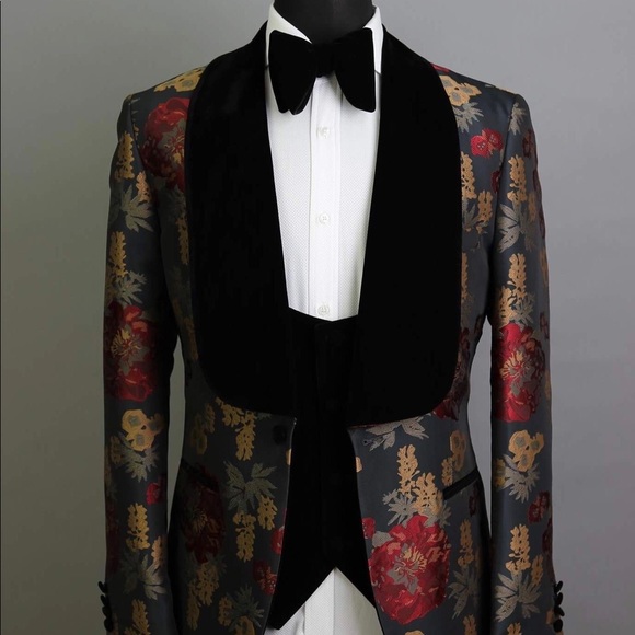 floral tuxedo jackets